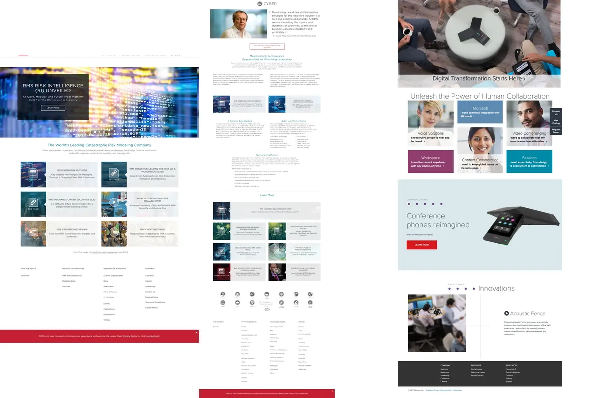Former websites